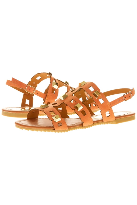 Victoria K Women's Straps and Studs Sandals