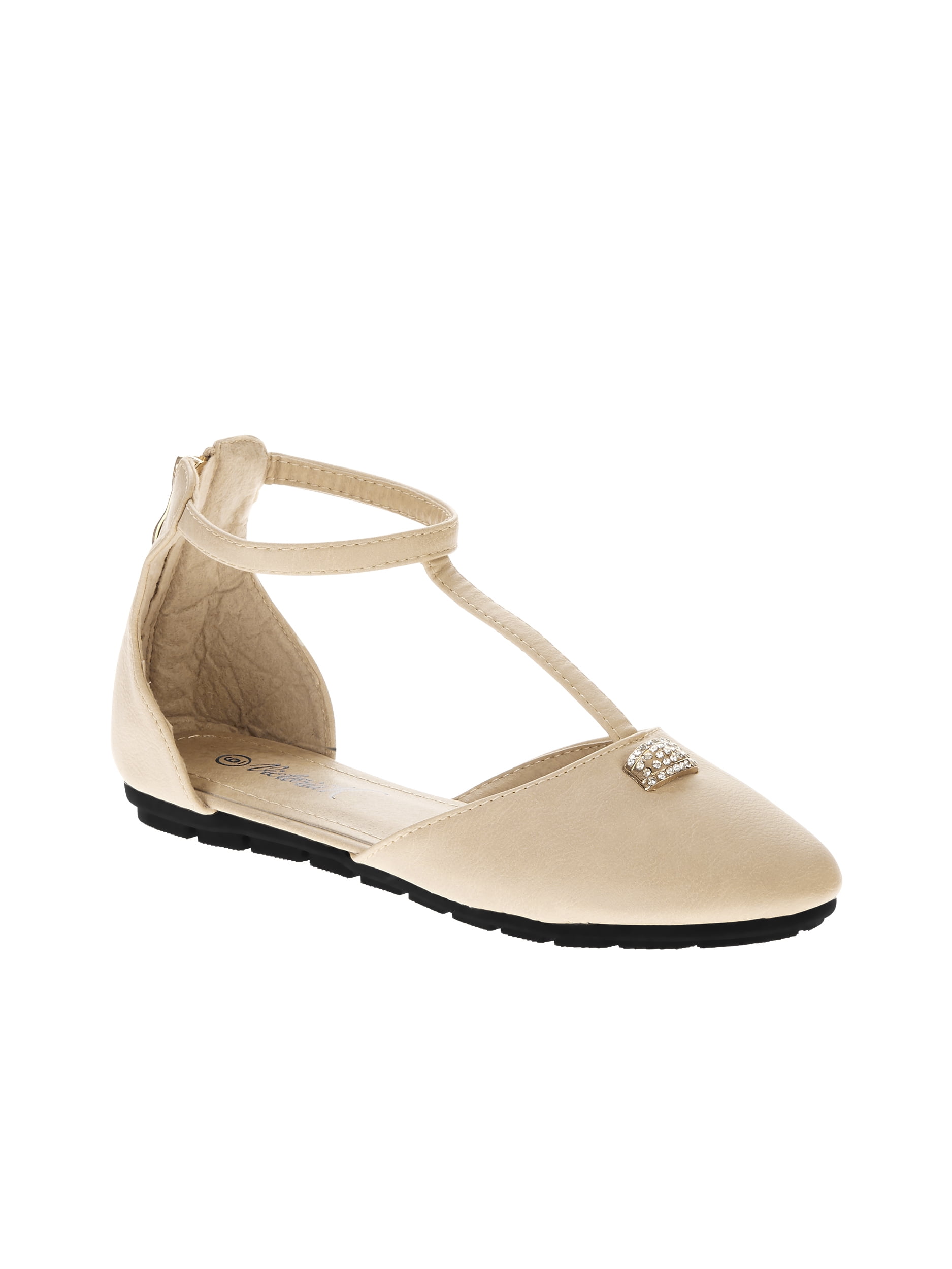 Victoria K Women's T-Strap Ballet Flats