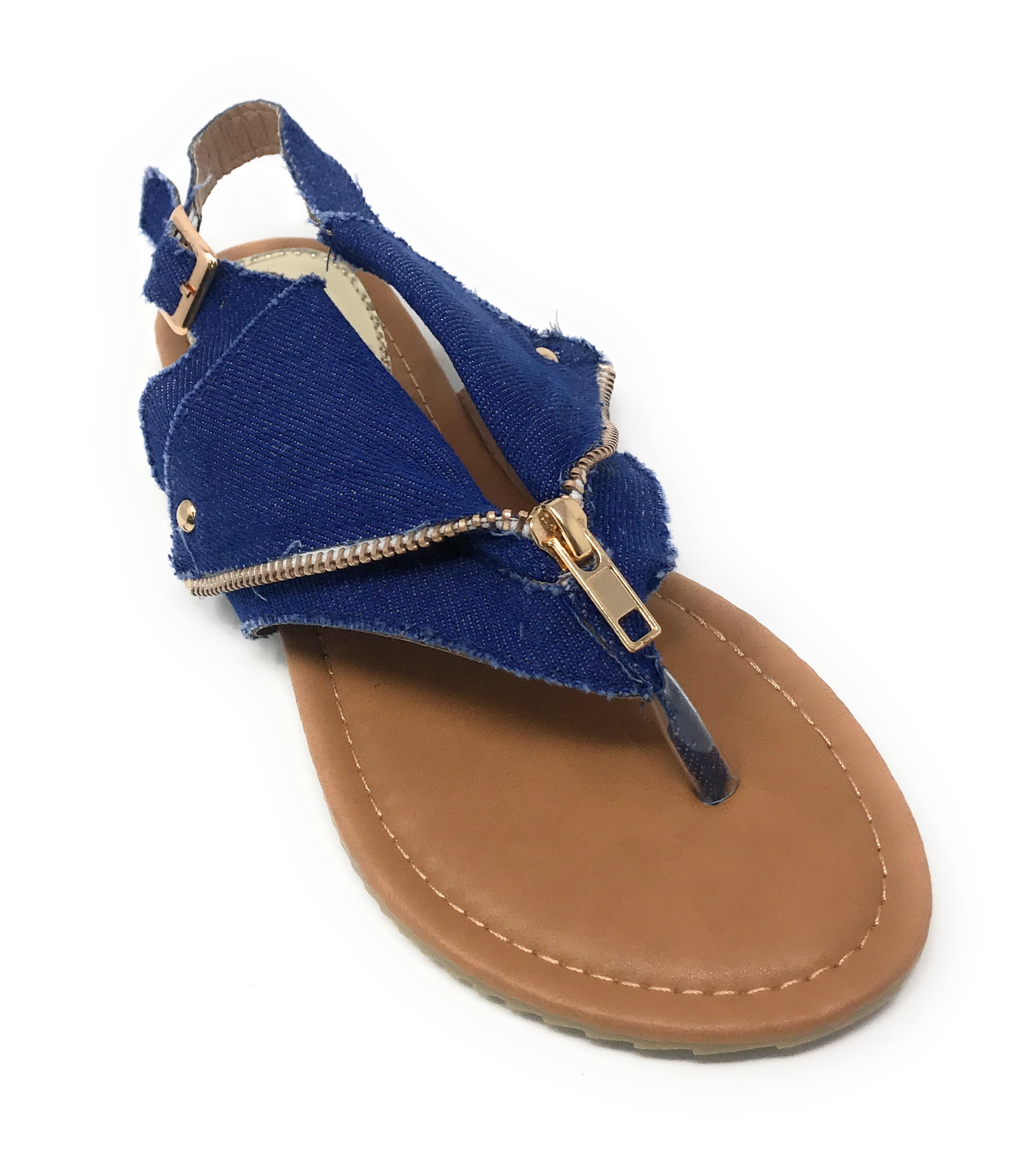 Victoria K. Women's Zipper Thong Sandal