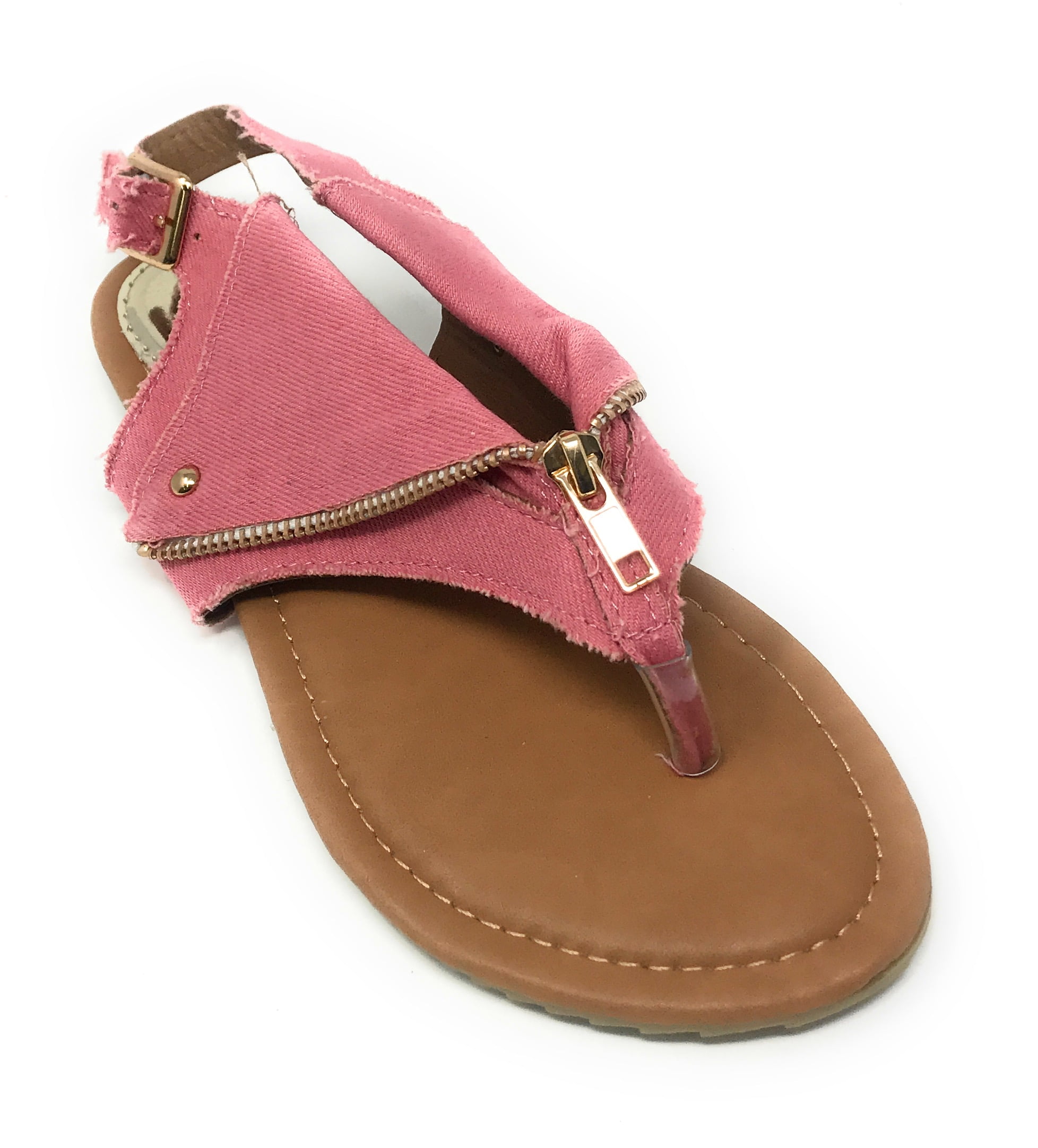 Victoria K. Women's Zipper Thong Sandal