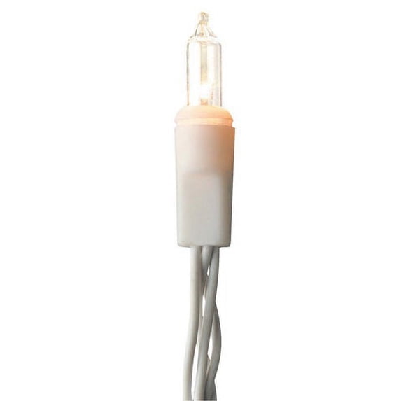 Victoria Lynn Light Set - 100 Clear Bulbs - 32 ft White Cord