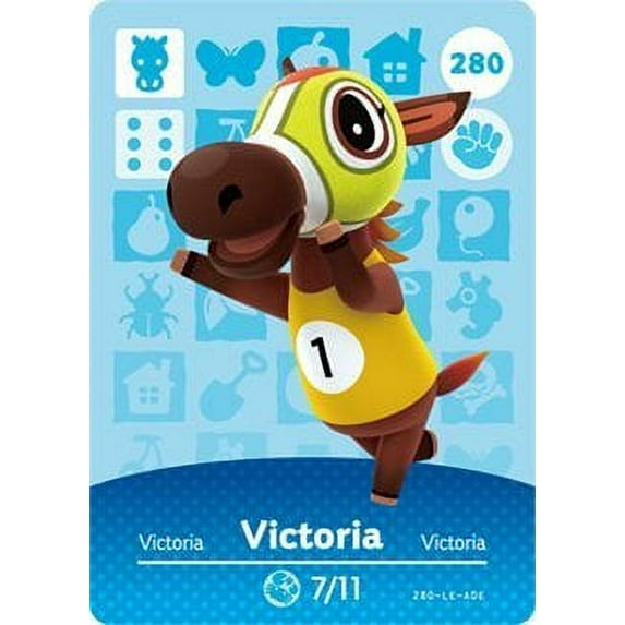 Victoria - Nintendo Animal Crossing Happy Home Designer Amiibo Card - 280
