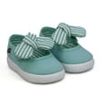 thumbnail image 1 of Victoria Toddlers Slip On Canvas Bow Shoes, Mint,8 M US, 1 of 7