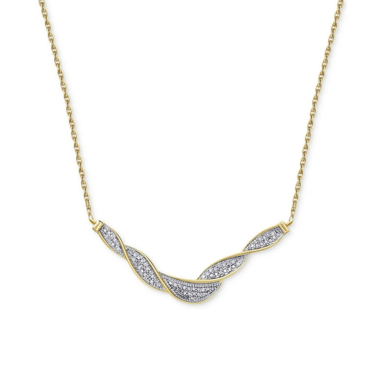 Victoria Townsend Diamond Swirl Collar Necklace (1/4 ct. t.w.
