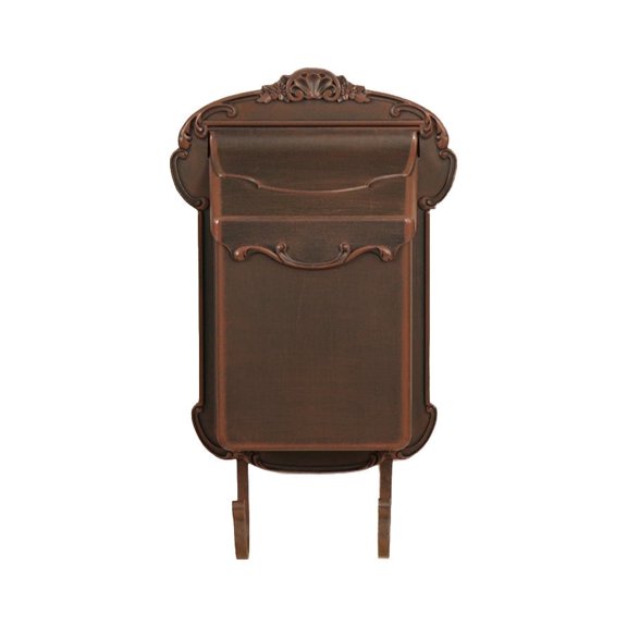 Special Lite Products Victoria Vertical Copper Wall-Mounted Mailbox
