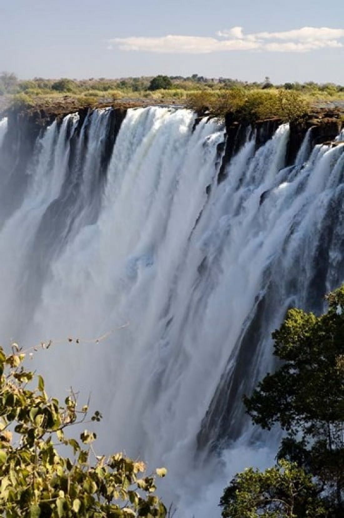 Victoria Waterfalls Zambesi River Zambia Canvas Art - Sergio Pitamitz DanitaDelimont (11 x 17)