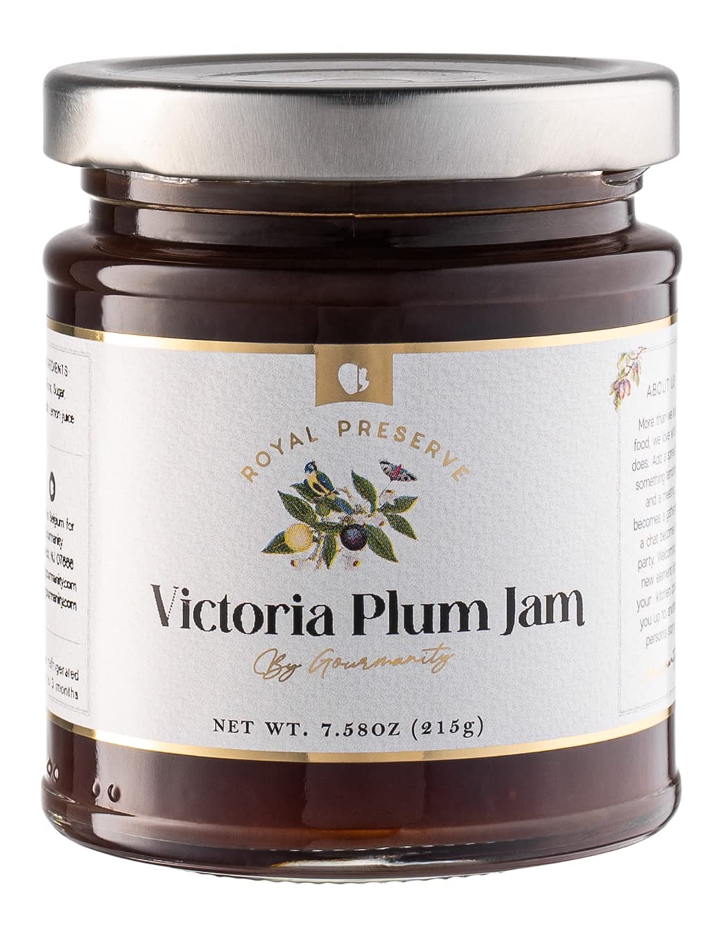 Victoria plum jam