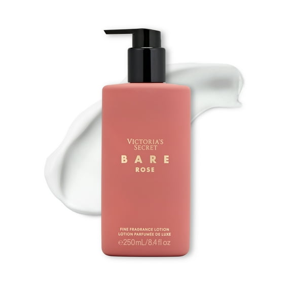 Victoria's Secret Bare Rose Fragrance Body Lotion, Notes of Pear Skin, Rosa Centifolia & Sheer Woods (8.4 oz)