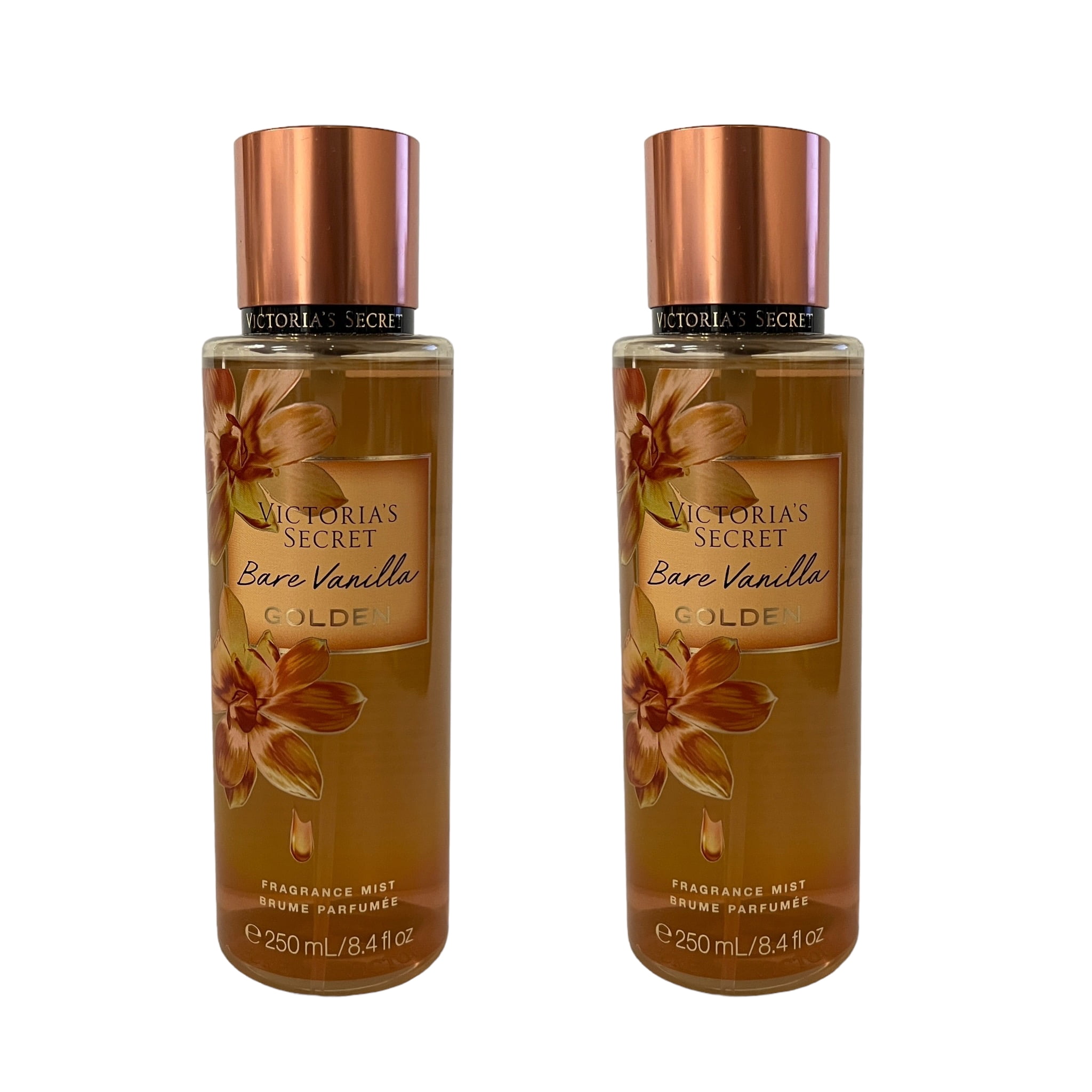 Victoria’s Secret Bare Vanilla Golden Fragrance Mist Set 2 Pack 8.4 fl oz