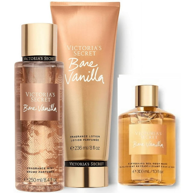 Victoria's Secret Bare Vanilla Mist, Lotion, and Refreshing Body Wash
