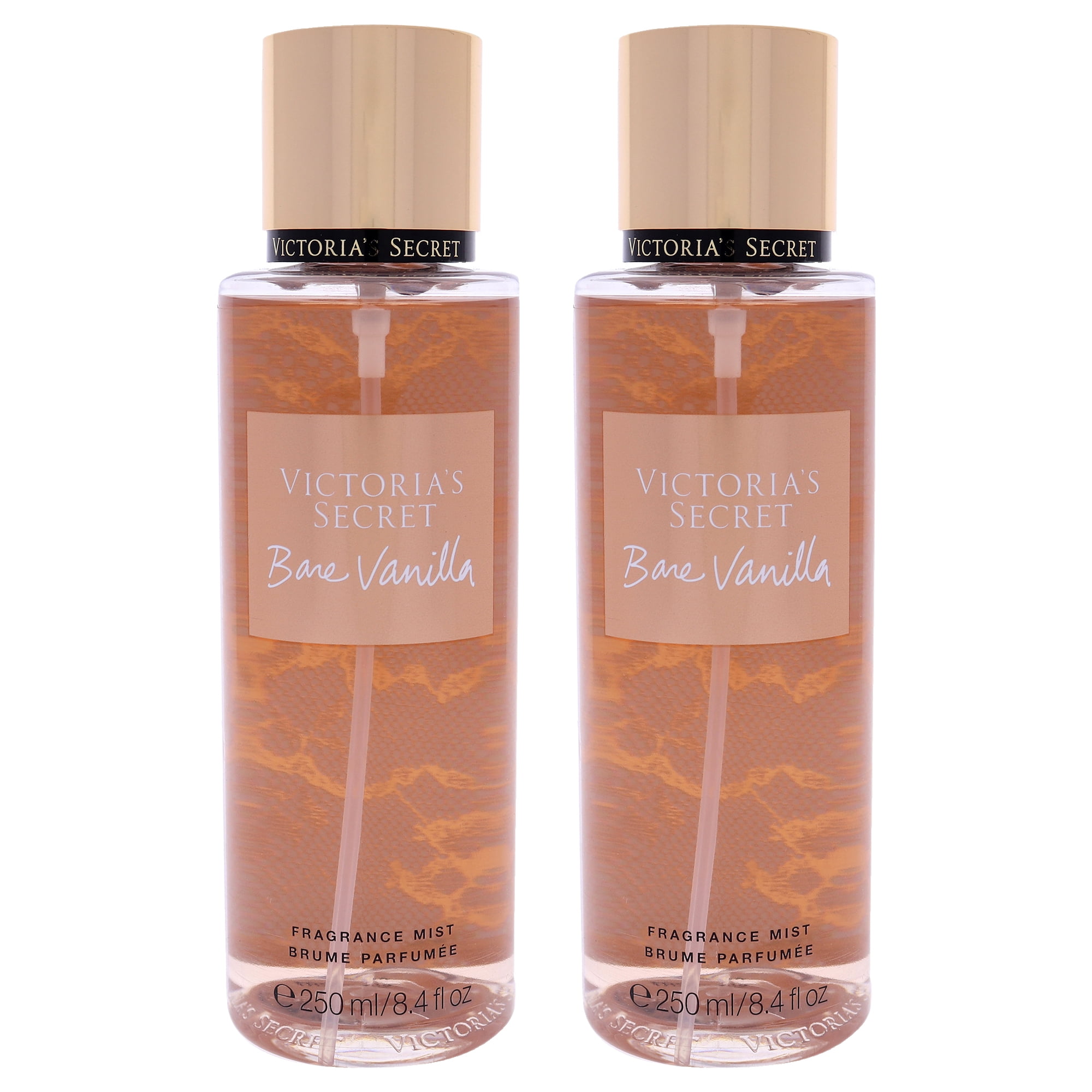 Victorias Secret Bare Vanilla Perfume Body Mist - Pack of 2, 8.4