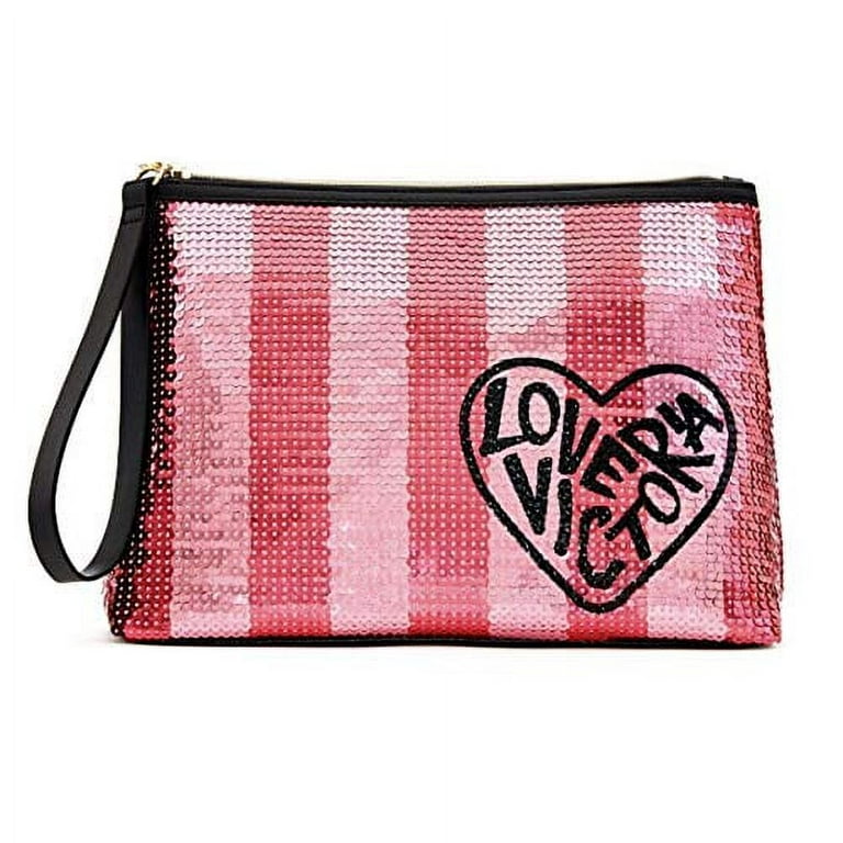 Victoria's Secret Bags | Victoria Secret Makeup Bag | Color: Black/Pink | Size: Os | Thefabforty's Closet