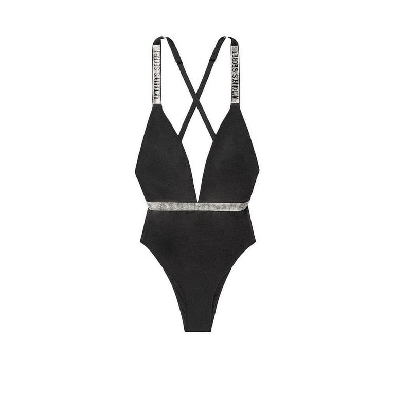 Victoria's Secret Bing Shine Strap Logo One Piece Swimsuit Victoria's Secret Bing Shine Strap Logo One Piece Swimsuit