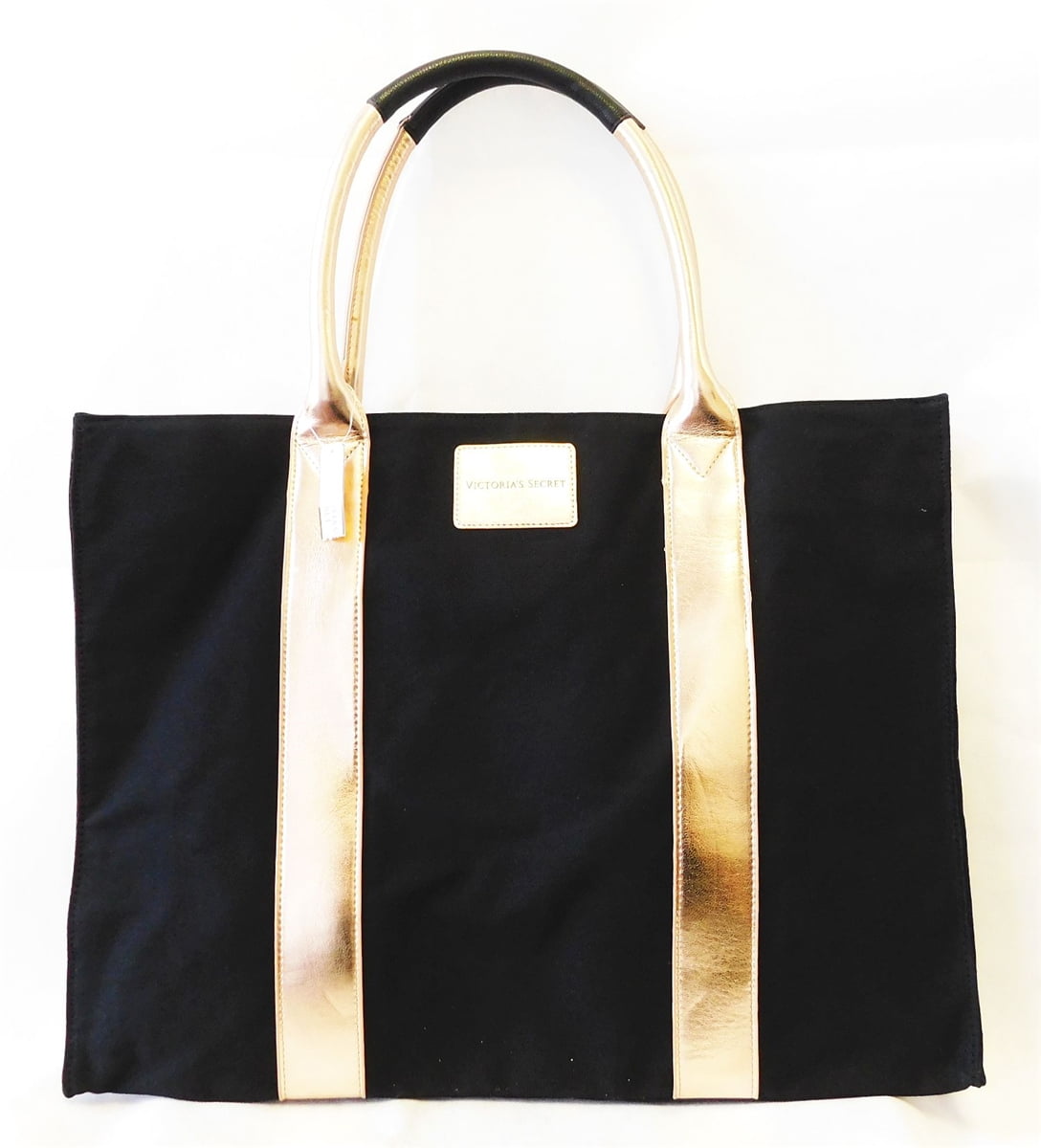 Victoria's Secret | Bags | Victorias Secret Black Gold Strap Purse |  Poshmark