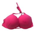 thumbnail image 1 of Victoria's Secret Bombshell Add-2-Cups Push Up Bikini Swim Top Color Frenzy Fuchsia Size 36C NWT, 1 of 2