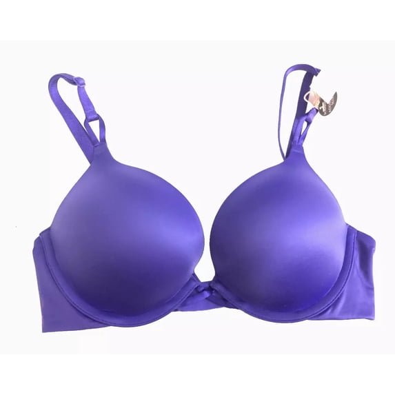 Victoria's Secret Bombshell Add-2-Cups Push-Up Bra Purple Shock Size 36B NWT