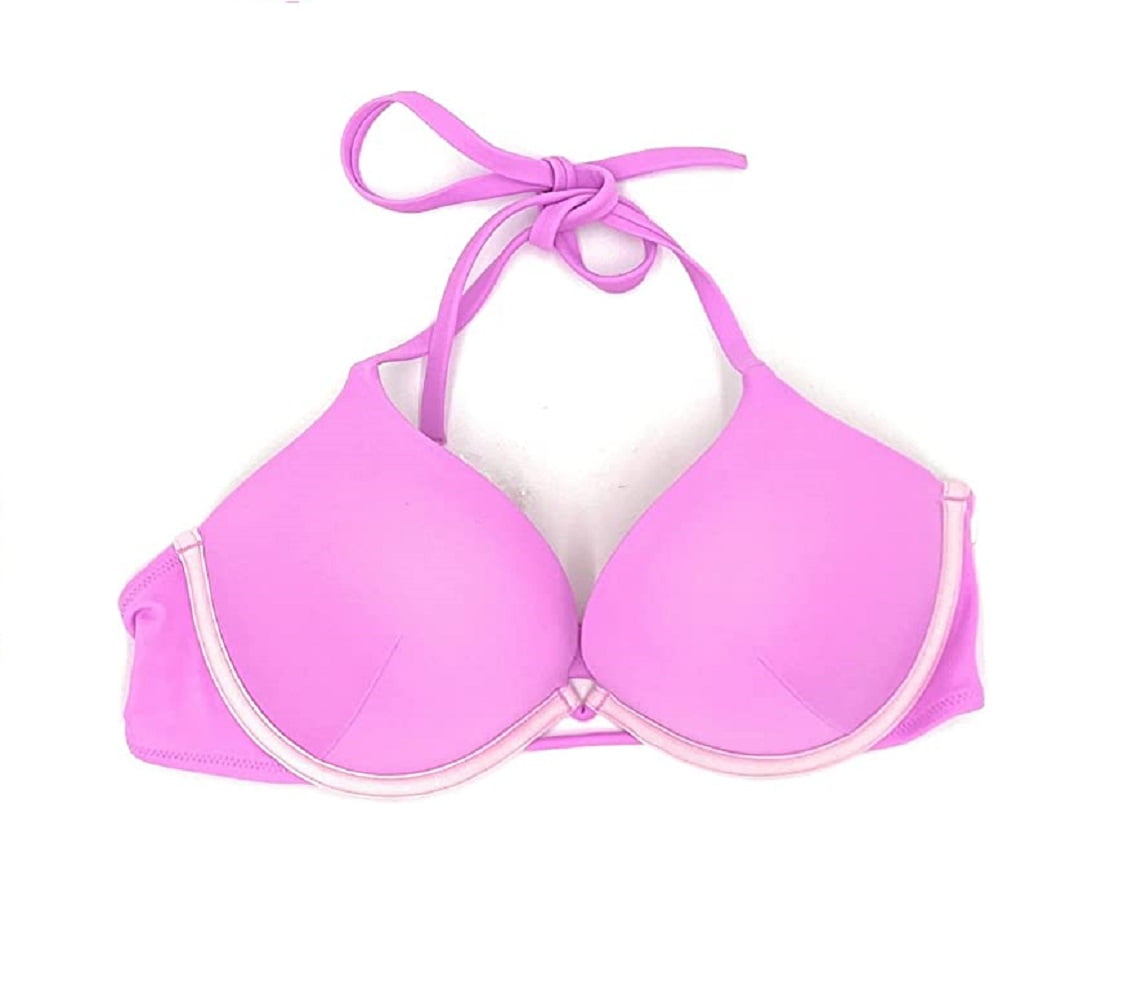 Victoria's Secret Bombshell Add-2-Cups Push-Up Swim Bikini Top Lavender  Size 32C NWT