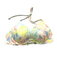 thumbnail image 1 of Victoria's Secret Bombshell Add-2-cups Push-up Bikini Swim Top Colorful Cup Size 38D NWT, 1 of 2