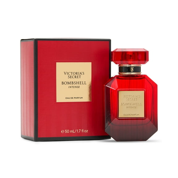Victoria's Secret Bombshell Intense Eau de Parfum, Notes of Cherry, Red Peony & Sultry Vanilla, Perfumes for Women (1.7 oz)