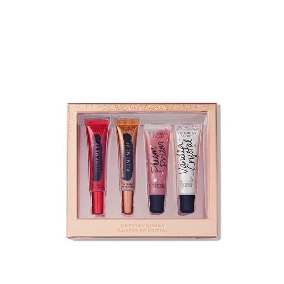 Victoria's Secret Crystal Kisses 4 Piece Shimmer & Shine Lip Set
