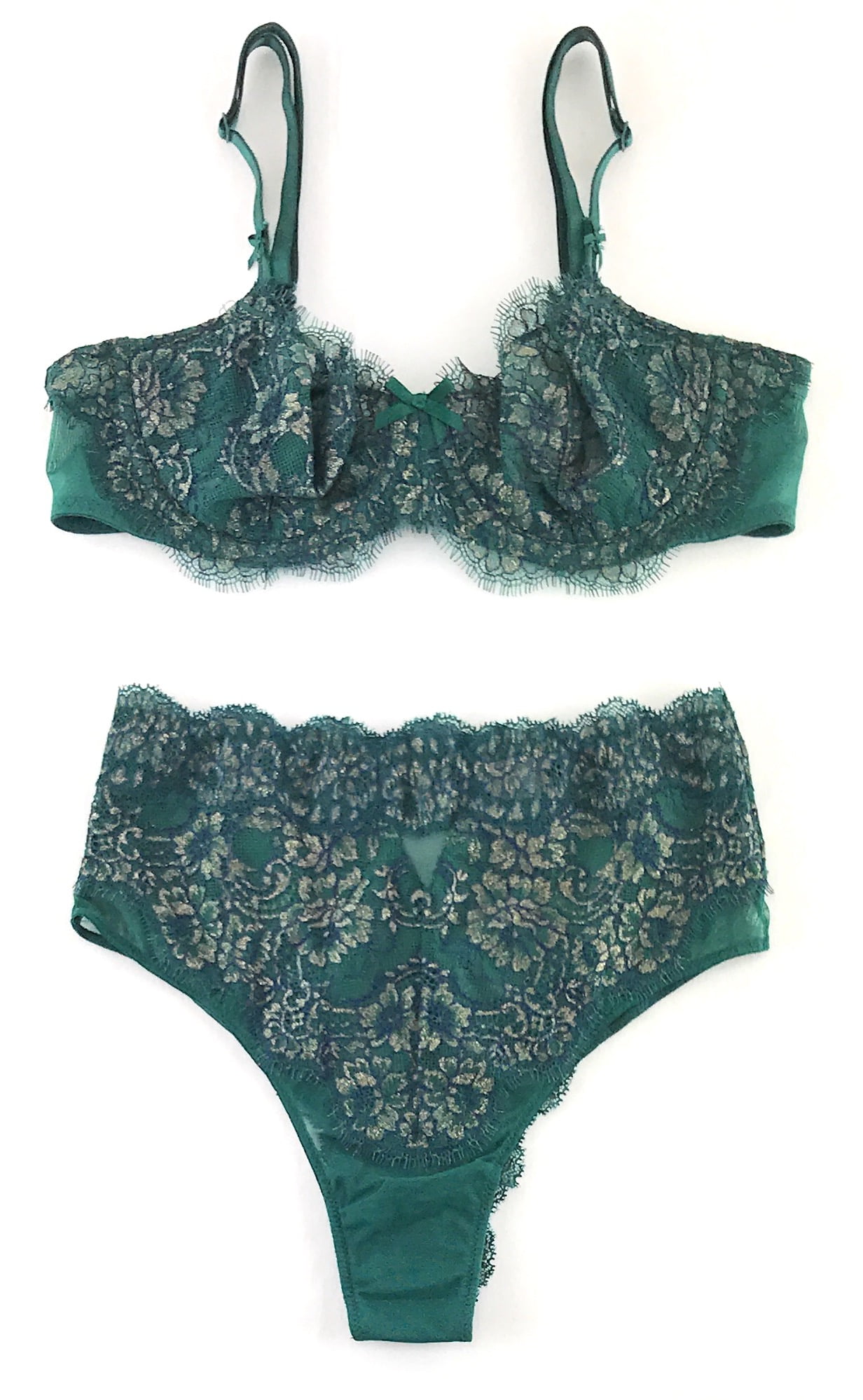 Victoria's Secret Dream Angels Wicked Uplift Bra and High Waist Cheeky  Panty Set