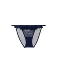 thumbnail image 1 of Victoria's Secret Eyelet Lace String Bikini Panty Color Blue Size X-Large NWT, 1 of 3