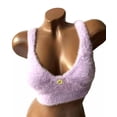 thumbnail image 1 of Victoria's Secret For Love & Lemons Devon bralette top fuzzy Lilac Size Medium NWT, 1 of 4