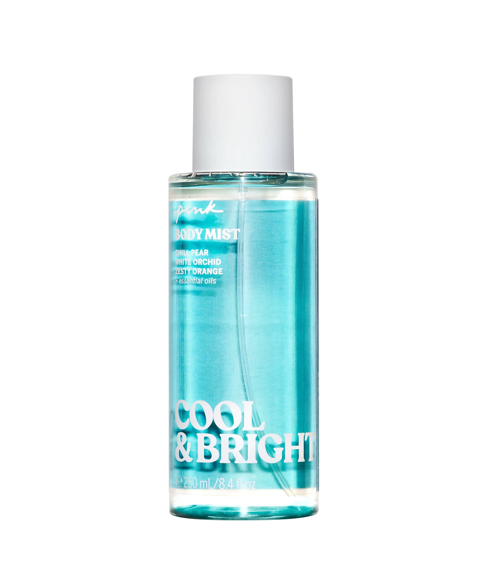 Victoria's Secret PINK Cool & Bright Body Mist, Notes of Pear, Orchid & Orange (8.4 oz)