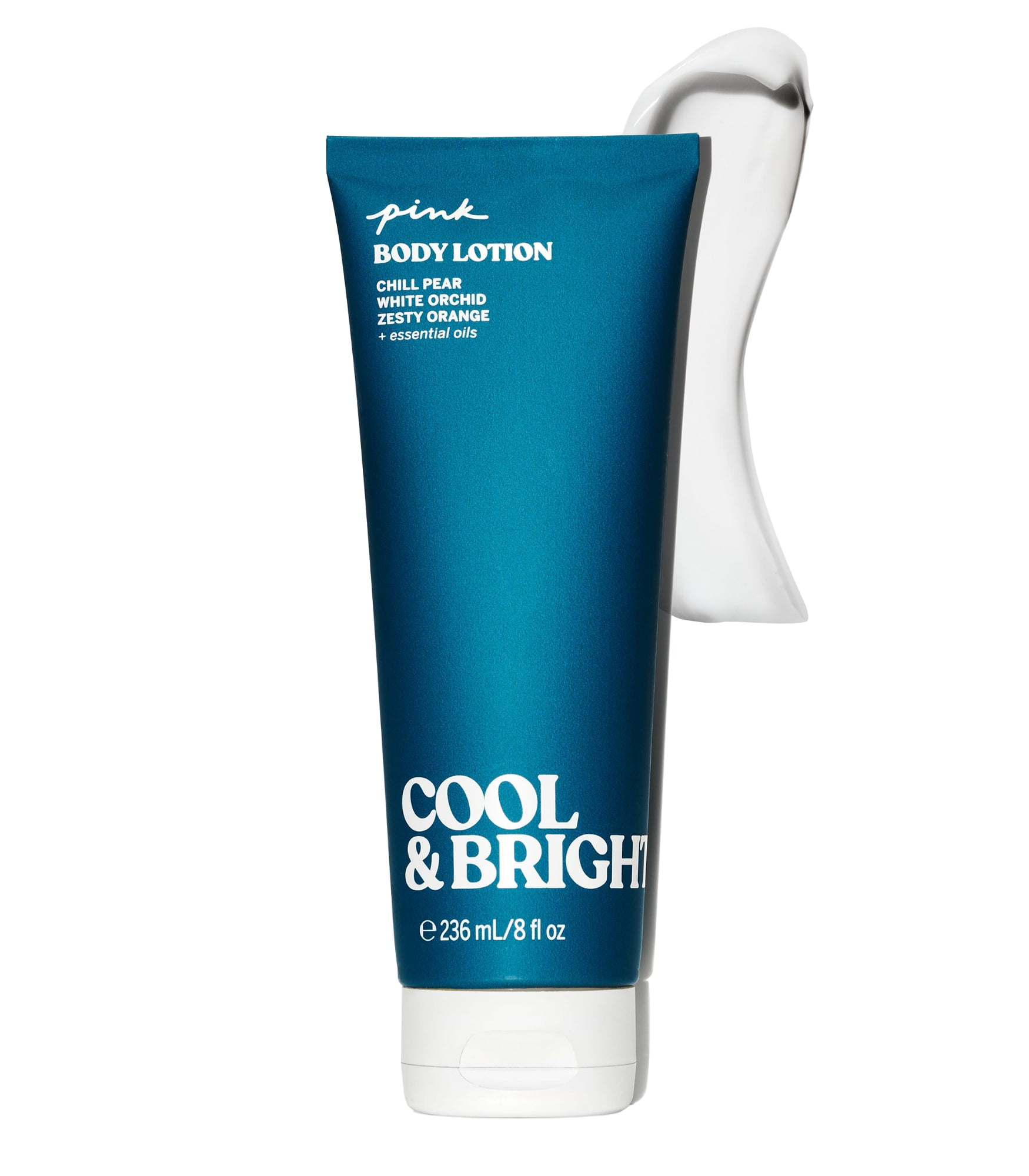 Victoria's Secret PINK Cool & Bright Fragrance Body Lotion, Notes of Pear, Orchid & Orange (8 oz)