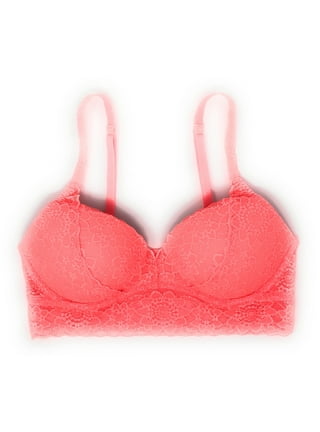 PINK Victoria's Secret, Intimates & Sleepwear, Victorias Secret Pink Push  Up Bralette Halter Red Lace Size Small Dd