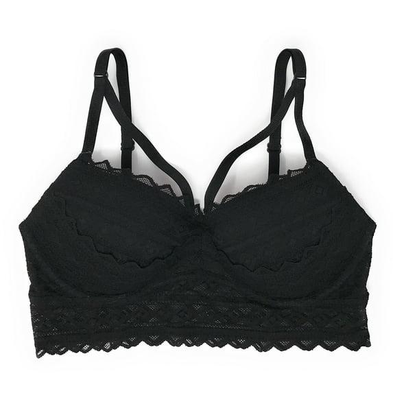 Victoria's Secret PINK Strappy Front Push Up Lace Bralette