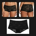 thumbnail image 1 of Victoria's Secret  PINK Wink Lacy Boyshorts in Black - Ladies Small, 1 of 4