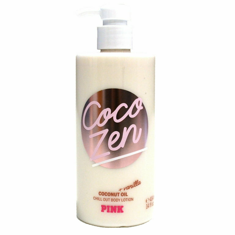 Victoria's Secret Pink Body Lotion Scented Moisturizing Cream Skin Care New  Vs Size:14 fl oz Fragrance:Coco Zen - Coconut Oil & Vanil