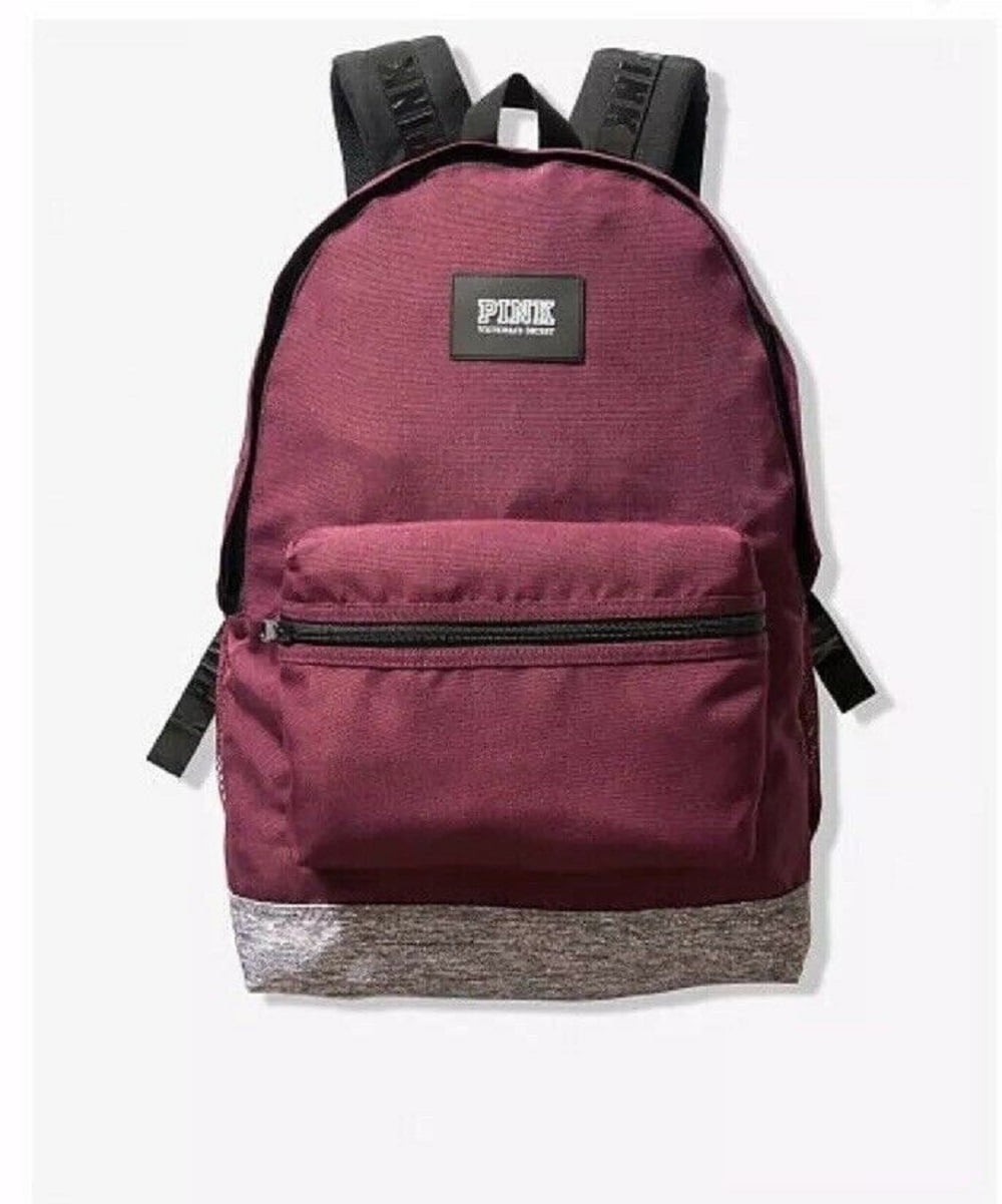 Victoria s Secret Pink Campus Backpack 2019 Book Bag Black Orchid Gray NWT Walmart