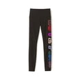 thumbnail image 1 of Victoria's Secret Pink Cotton High Waist Full Length Legging Black Multicolor Logo Size Small New, 1 of 2