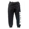 thumbnail image 1 of Victoria's Secret Pink Fleece Classic Jogger Pant Sweatpants Black Marl Logo, Small NWT, 1 of 3