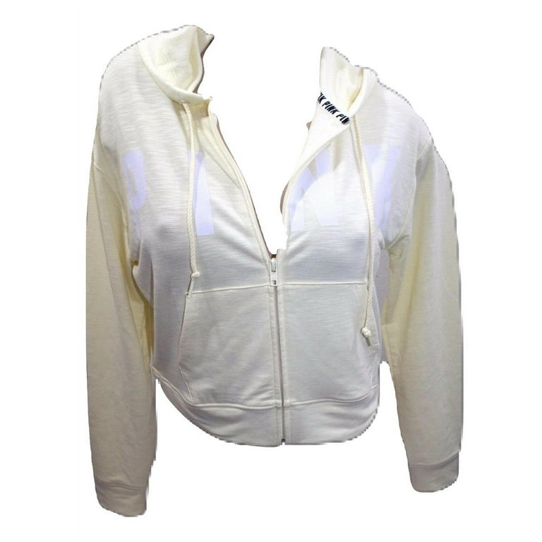 Victoria s Secret Pink Full Zip Cropped Hoodie Color Yellow Size XSmall Nwt