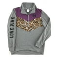 thumbnail image 1 of Victoria's Secret Pink High Low Half Zip Sweatshirt, 1 of 3