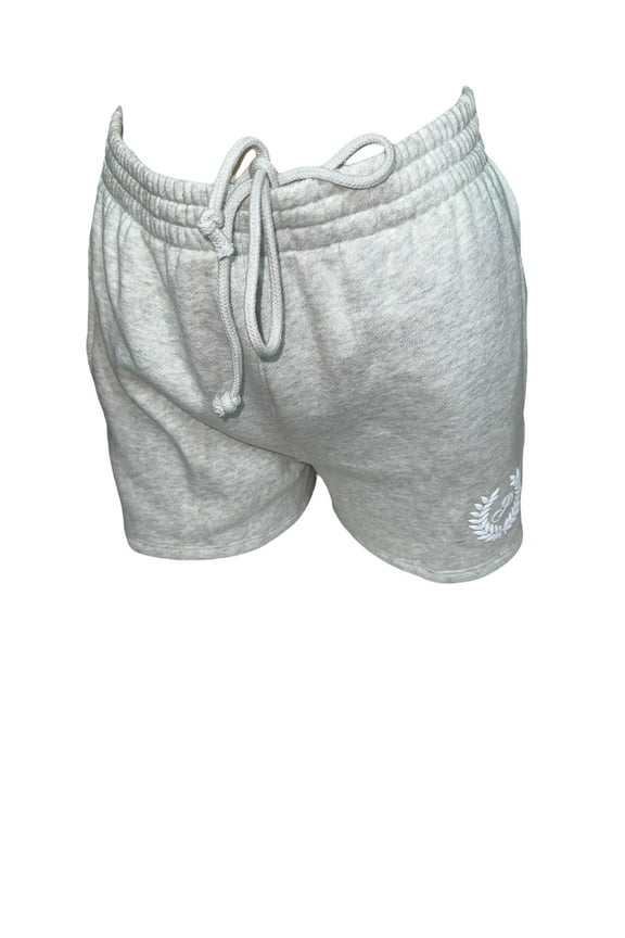 Pink Ivy Fleece Relaxed Logo Shorts Color Gray Size X-Small NWT