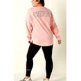 thumbnail image 1 of Victoria's Secret Pink Long Sleeve Varsity Crew & Legging Gift Set , Light Pink and Black Size Large NWT, 1 of 5