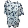 thumbnail image 1 of Victoria's Secret Pink One Size Fit All Short Sleeve Tee Tunic Length Color Tie Dye NWT, 1 of 2