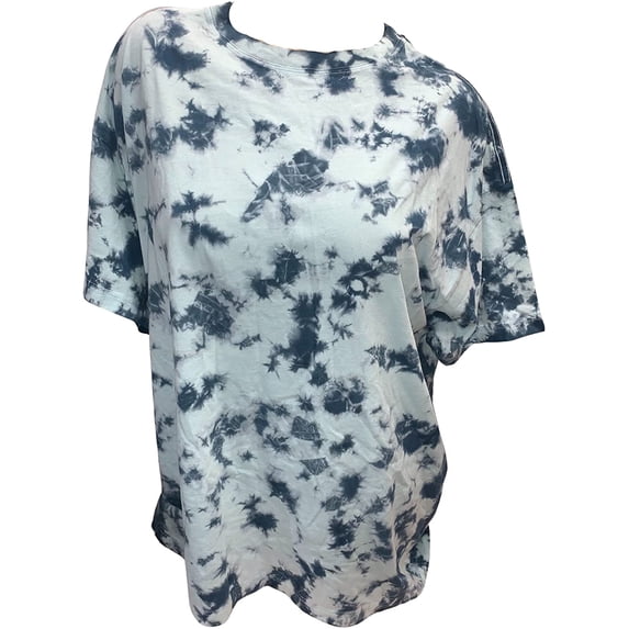 Victoria's Secret Pink One Size Fit All Short Sleeve Tee Tunic Length Color Tie Dye NWT