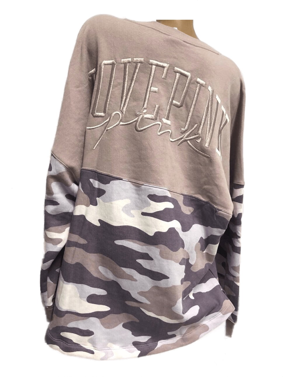 Top Victoria Secret PINK Bling Camo - T-shirt Femme Multicolore Taille S, Neuf Avec étiquettes