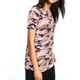 thumbnail image 1 of Victoria's Secret Pink Perfect Crew Tee Short Sleeve T-Shirt Top Pink Camo Size Small New, 1 of 3