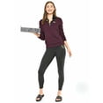thumbnail image 1 of Victoria's Secret Pink Perfect Half Zip Pullover & Legging 2 Piece Gift Set Black Orchid Size Small New, 1 of 2