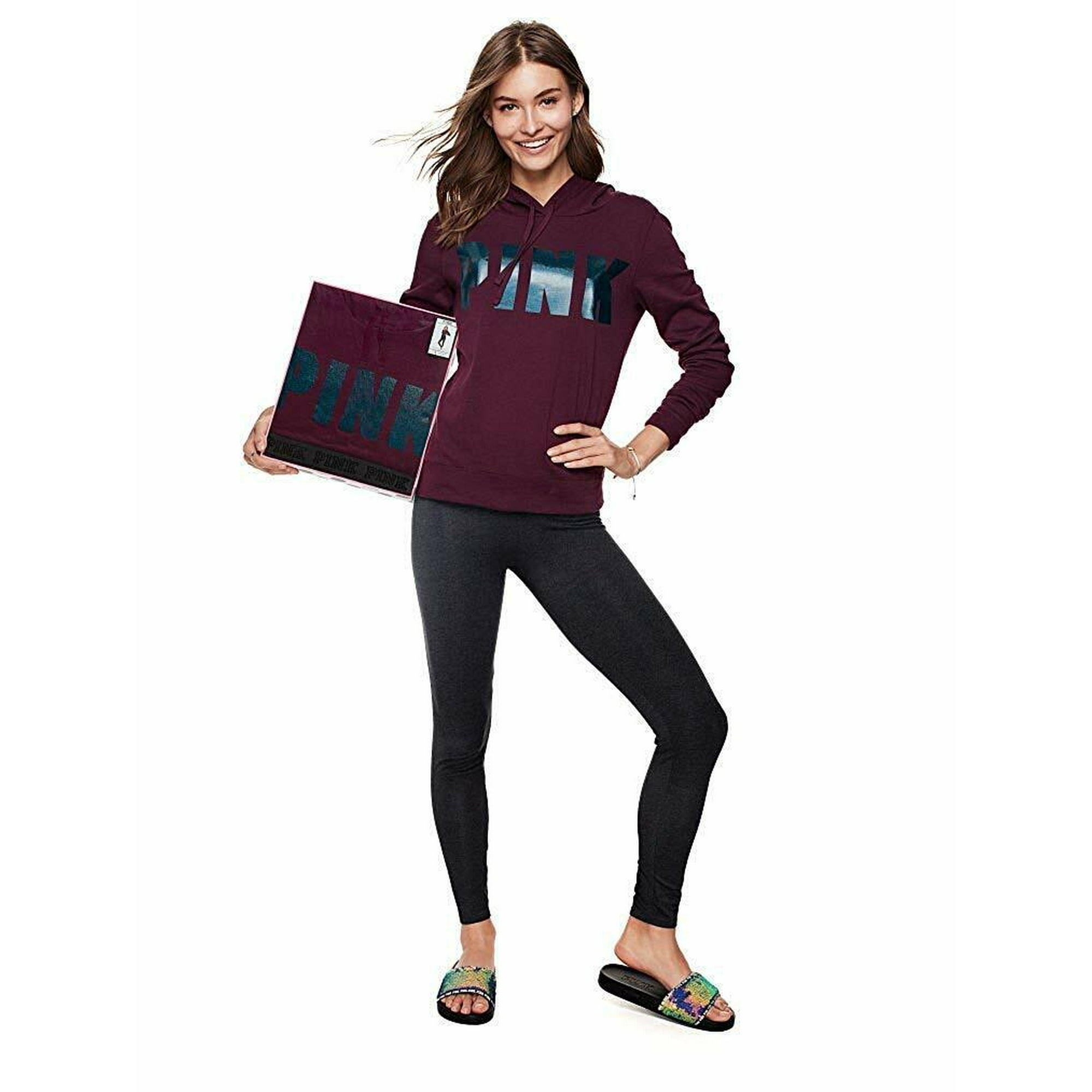victoria's secret sweatshirt and leggings set
