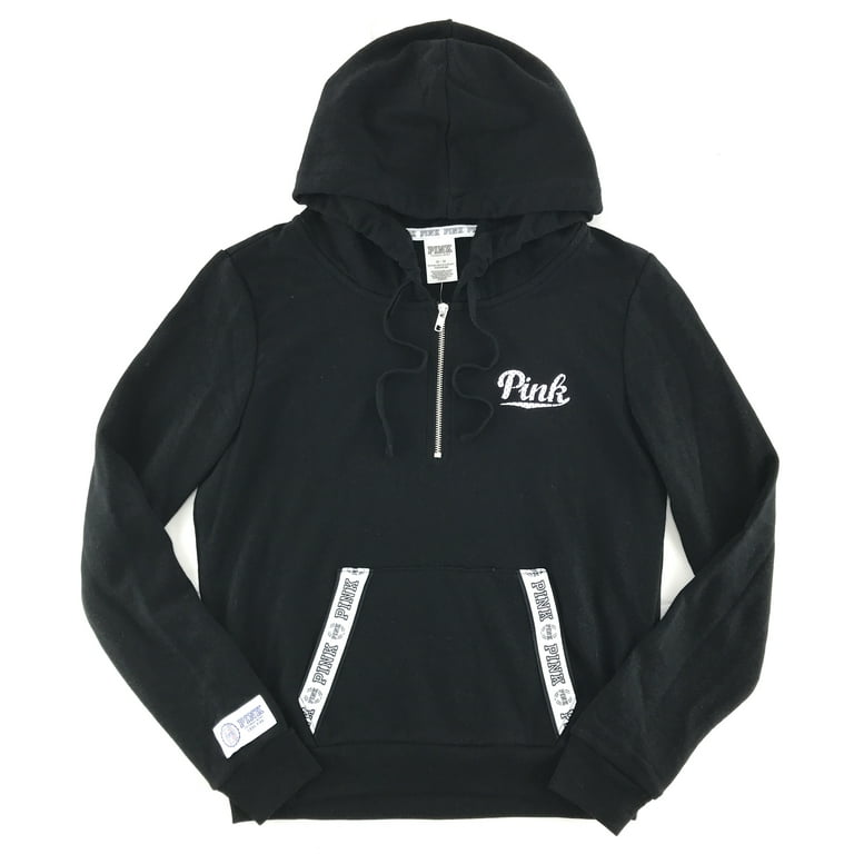 Victoria s Secret Pink Perfect Quarter Zip Hoodie Walmart