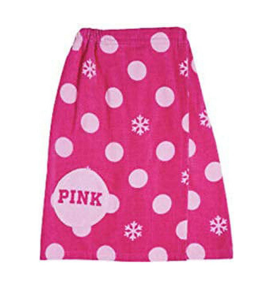 Victoria s Secret Pink Polka Dot Body Wrap Towel Bath Shower Beach