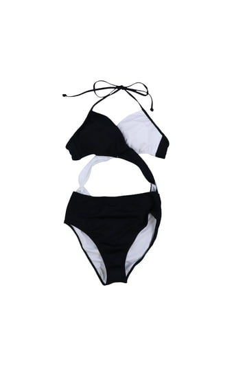 Haut Maillot De Bain Victoria's Secret - Noir/Blanc Rayé - Taille S 34B - Neuf Avec étiquette
