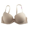 thumbnail image 1 of Victoria's Secret Pink Wear Everywhere Lightly Lined Demi Bra, Buff, 36D, 1 of 3